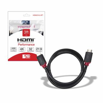 Performance Series High Speed 4K HDMI Cable [3FT or 30FT]